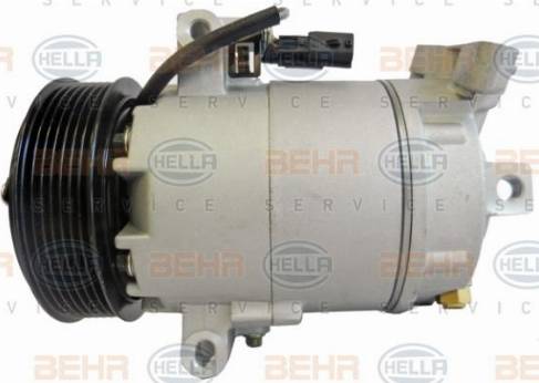 HELLA 8FK 351 340-701 - Compressor, air conditioning autospares.lv