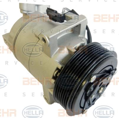 HELLA 8FK 351 340-701 - Compressor, air conditioning autospares.lv