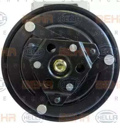 HELLA 8FK 351 340-711 - Compressor, air conditioning autospares.lv