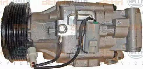 HELLA 8FK 351 340-781 - Compressor, air conditioning autospares.lv