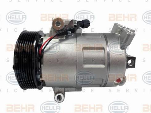 HELLA 8FK 351 340-721 - Compressor, air conditioning autospares.lv