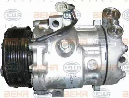 HELLA 8FK 351 316-901 - Compressor, air conditioning autospares.lv