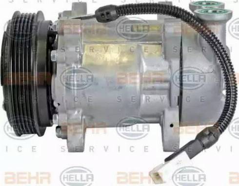 HELLA 8FK 351 316-931 - Compressor, air conditioning autospares.lv