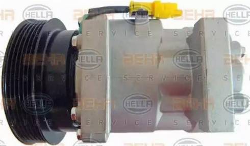 HELLA 8FK 351 316-921 - Compressor, air conditioning autospares.lv