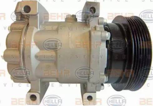 HELLA 8FK 351 316-921 - Compressor, air conditioning autospares.lv