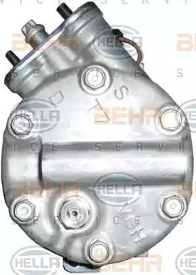 HELLA 8FK 351 316-401 - Compressor, air conditioning autospares.lv