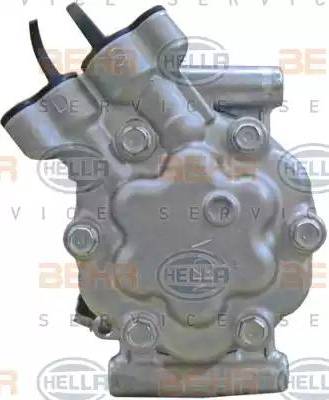 HELLA 8FK 351 316-421 - Compressor, air conditioning autospares.lv