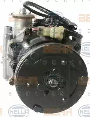 HELLA 8FK 351 316-501 - Compressor, air conditioning autospares.lv