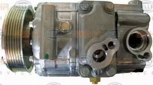 HELLA 8FK 351 316-641 - Compressor, air conditioning autospares.lv