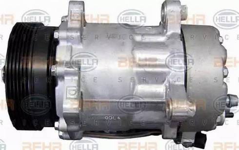 HELLA 8FK 351 316-091 - Compressor, air conditioning autospares.lv