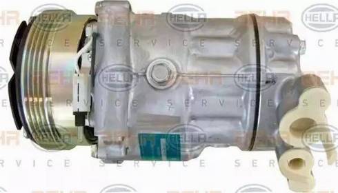 HELLA 8FK 351 316-021 - Compressor, air conditioning autospares.lv