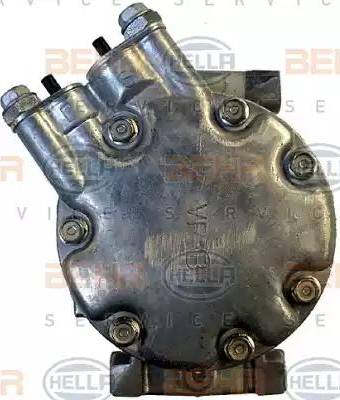 HELLA 8FK 351 316-151 - Compressor, air conditioning autospares.lv