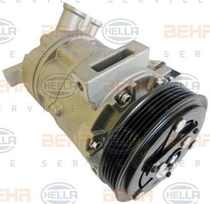 HELLA 8FK 351 316-861 - Compressor, air conditioning autospares.lv