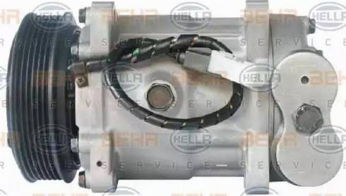 HELLA 8FK 351 316-821 - Compressor, air conditioning autospares.lv