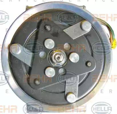 HELLA 8FK 351 316-381 - Compressor, air conditioning autospares.lv