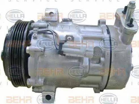 HELLA 8FK 351 316-251 - Compressor, air conditioning autospares.lv