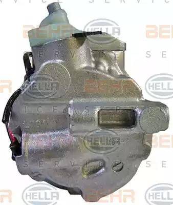 HELLA 8FK 351 316-271 - Compressor, air conditioning autospares.lv