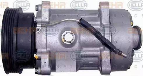 HELLA 8FK 351 316-741 - Compressor, air conditioning autospares.lv