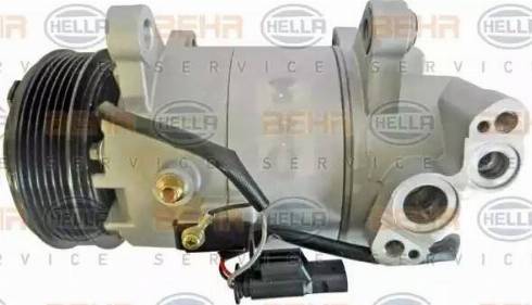 HELLA 8FK 351 339-741 - Compressor, air conditioning autospares.lv