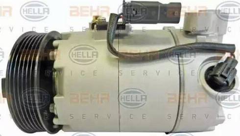 HELLA 8FK 351 339-731 - Compressor, air conditioning autospares.lv