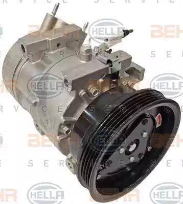 HELLA 8FK 351 334-991 - Compressor, air conditioning autospares.lv