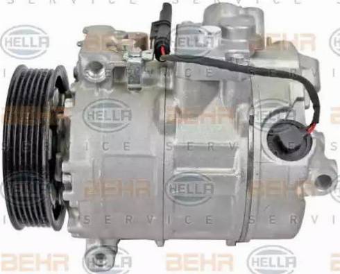 HELLA 8FK 351 334-981 - Compressor, air conditioning autospares.lv