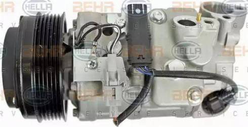 HELLA 8FK 351 334-971 - Compressor, air conditioning autospares.lv