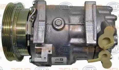 HELLA 8FK 351 334-491 - Compressor, air conditioning autospares.lv