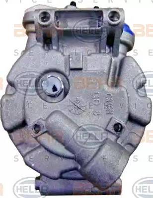 HELLA 8FK 351 334-451 - Compressor, air conditioning autospares.lv