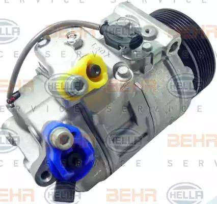 HELLA 8FK 351 334-461 - Compressor, air conditioning autospares.lv