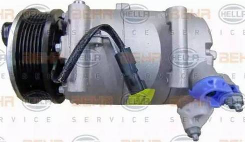 HELLA 8FK 351 334-431 - Compressor, air conditioning autospares.lv