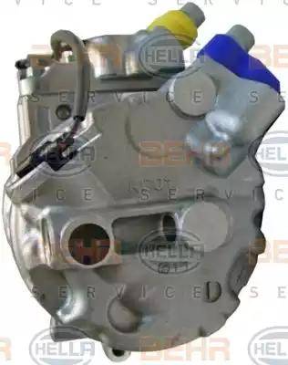 HELLA 8FK 351 334-471 - Compressor, air conditioning autospares.lv