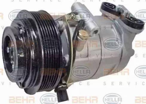 HELLA 8FK 351 334-531 - Compressor, air conditioning autospares.lv