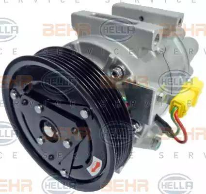 HELLA 8FK 351 334-691 - Compressor, air conditioning autospares.lv