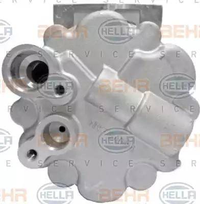 HELLA 8FK 351 334-691 - Compressor, air conditioning autospares.lv