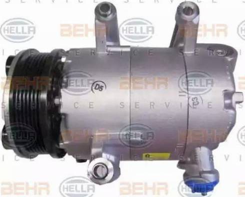 HELLA 8FK 351 334-041 - Compressor, air conditioning autospares.lv