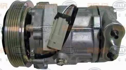 HELLA 8FK 351 334-141 - Compressor, air conditioning autospares.lv