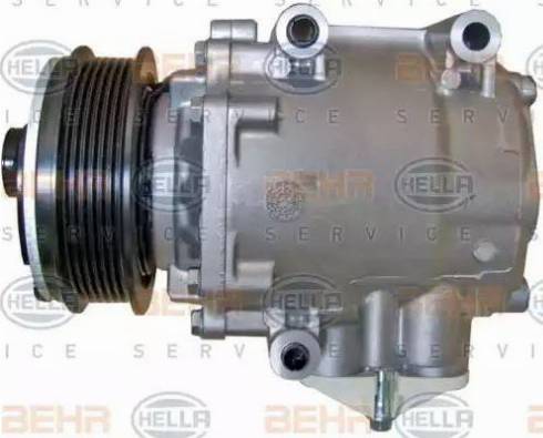 HELLA 8FK 351 334-101 - Compressor, air conditioning autospares.lv