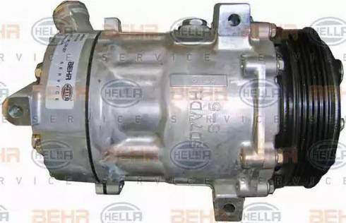 HELLA 8FK 351 334-301 - Compressor, air conditioning autospares.lv