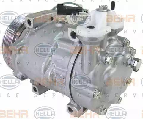 HELLA 8FK 351 334-291 - Compressor, air conditioning autospares.lv