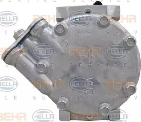 HELLA 8FK 351 334-251 - Compressor, air conditioning autospares.lv