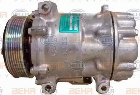 HELLA 8FK 351 334-271 - Compressor, air conditioning autospares.lv