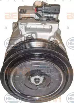 HELLA 8FK 351 322-971 - Compressor, air conditioning autospares.lv