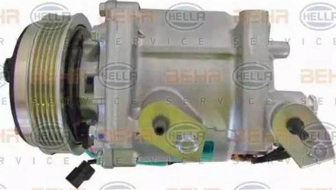 HELLA 8FK 351 322-491 - Compressor, air conditioning autospares.lv