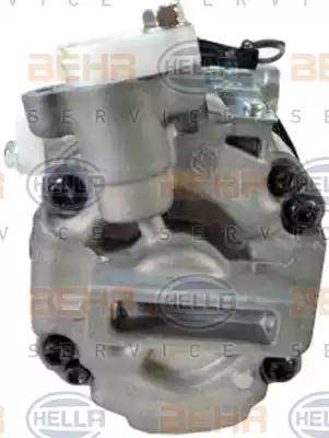 HELLA 8FK 351 322-481 - Compressor, air conditioning autospares.lv