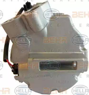 HELLA 8FK 351 322-641 - Compressor, air conditioning autospares.lv