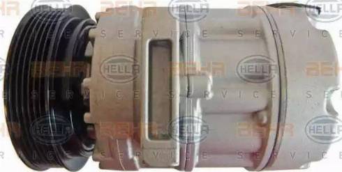 HELLA 8FK 351 322-651 - Compressor, air conditioning autospares.lv