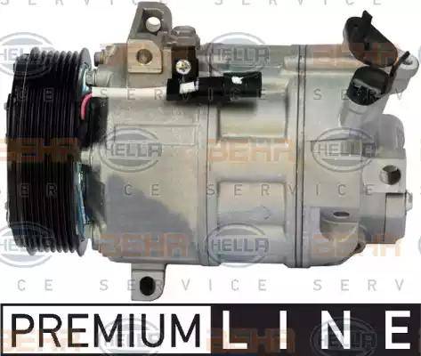 HELLA 8FK 351 322-041 - Compressor, air conditioning autospares.lv