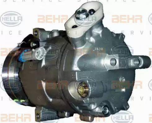 HELLA 8FK 351 322-061 - Compressor, air conditioning autospares.lv