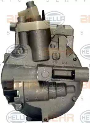 HELLA 8FK 351 322-121 - Compressor, air conditioning autospares.lv